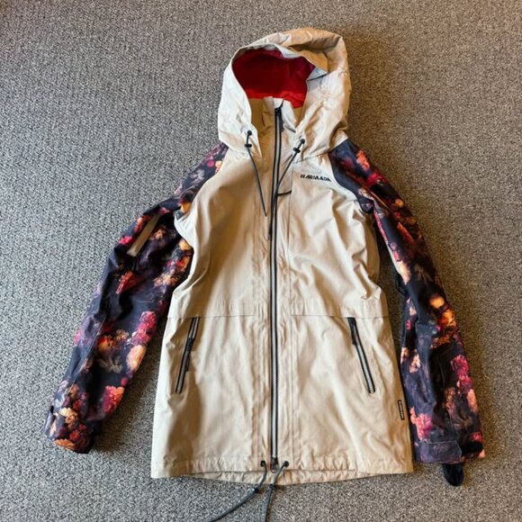 Armada Women's Gypsum Jacket in Floral/ Beige size Medium - Picture 1 of 5
